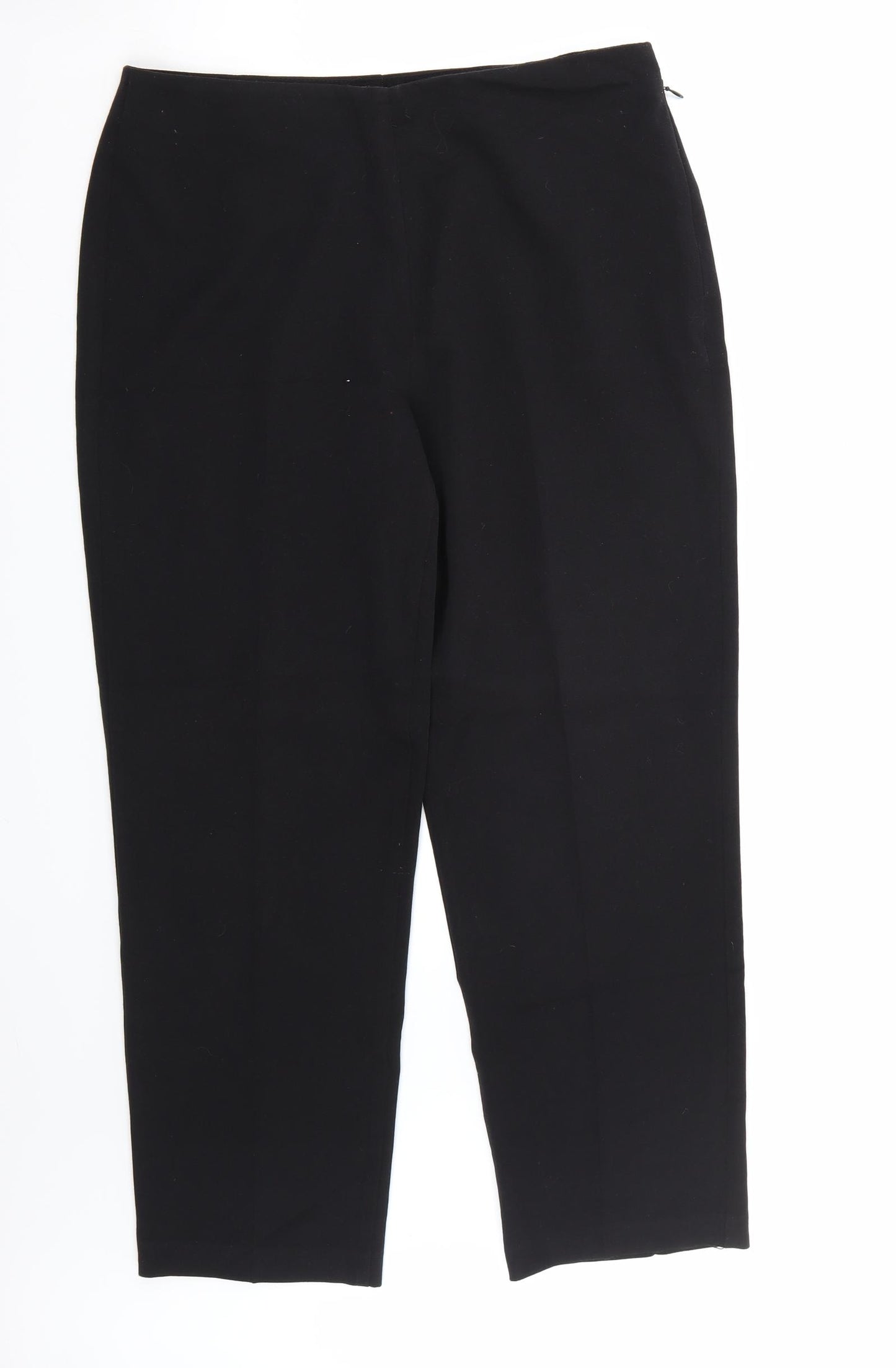 Marks and Spencer Womens Black   Trousers  Size 12 L28 in