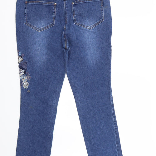 Together Womens Blue   Straight Jeans Size 14 L28 in