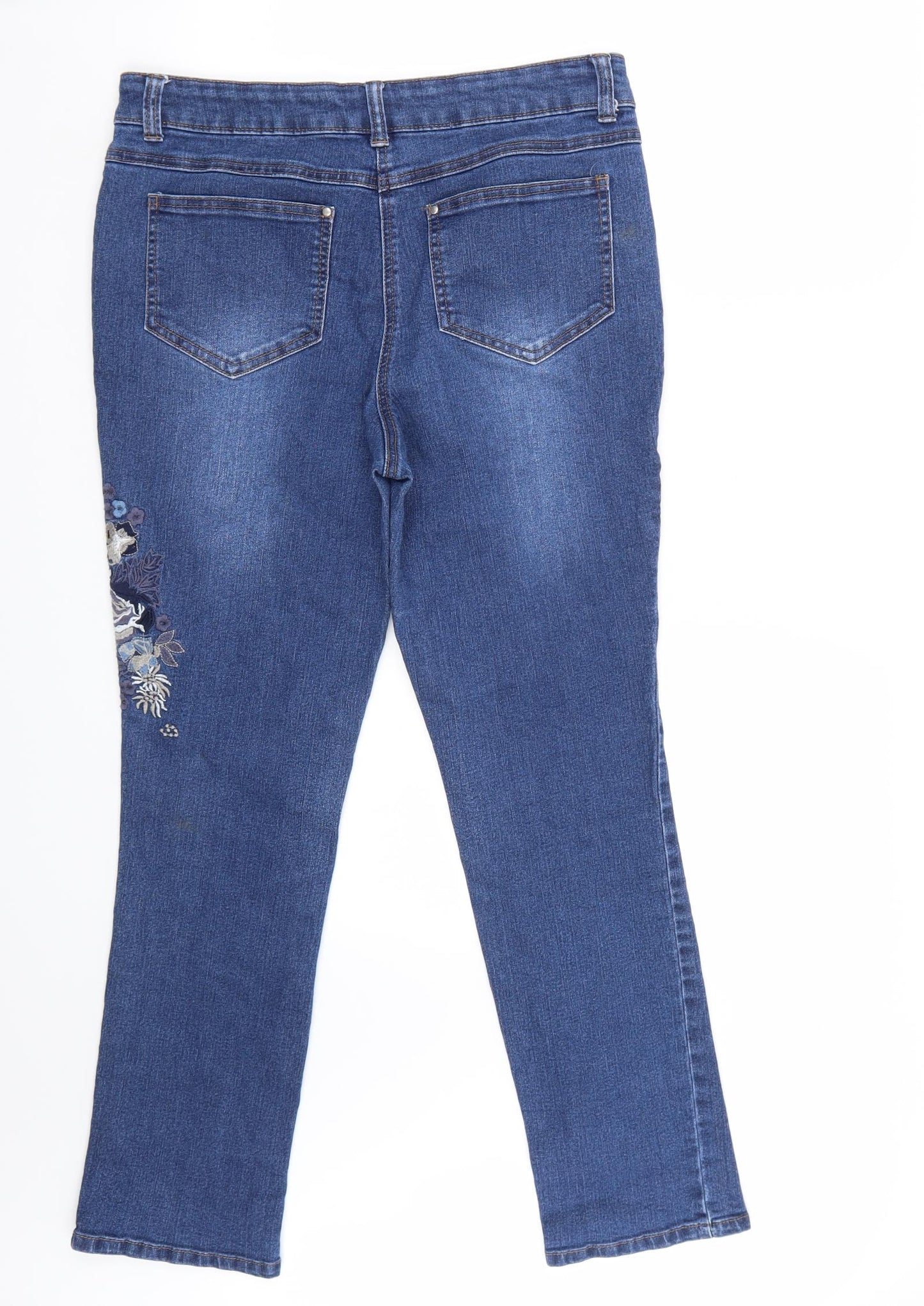 Together Womens Blue   Straight Jeans Size 14 L28 in