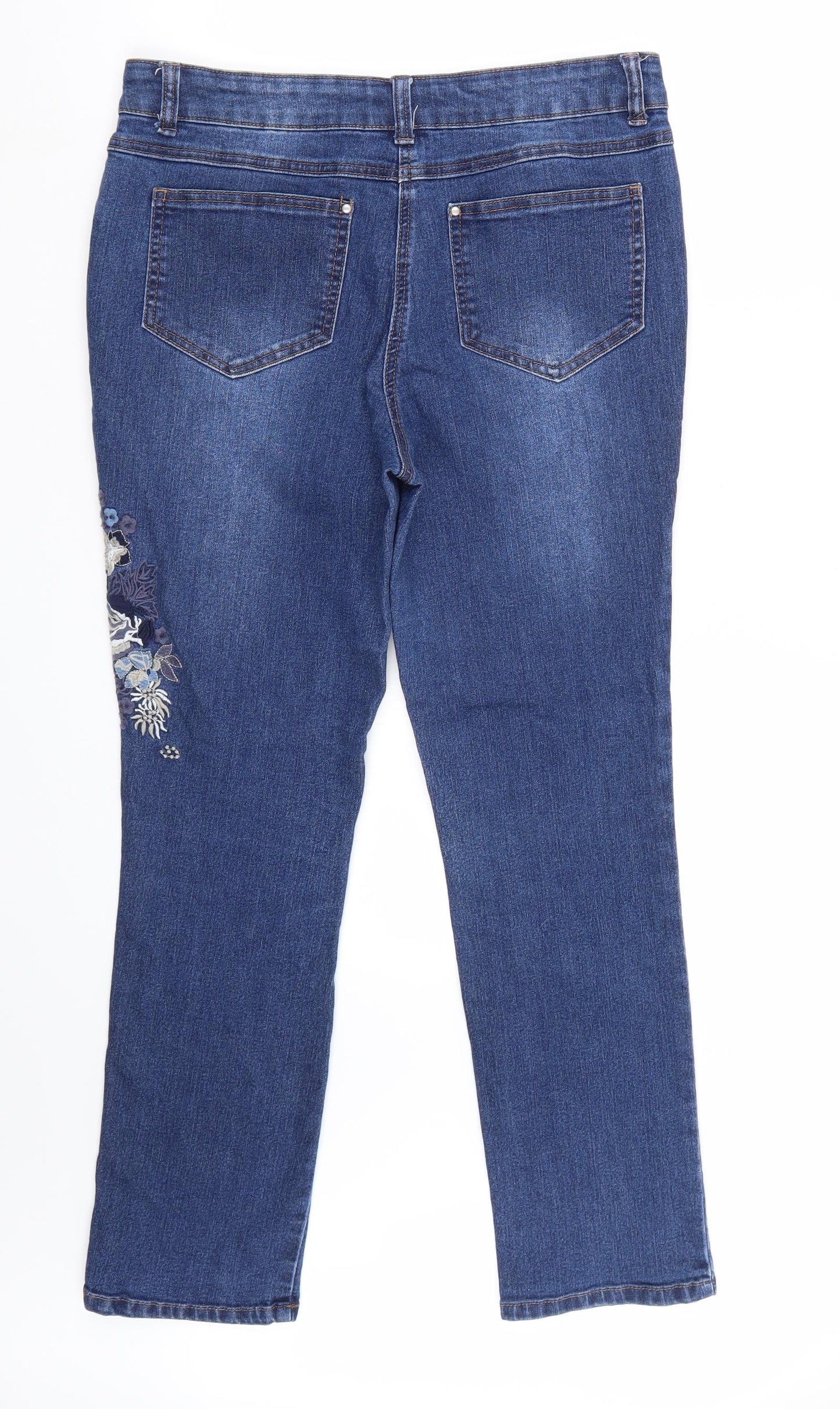 Together Womens Blue   Straight Jeans Size 14 L28 in