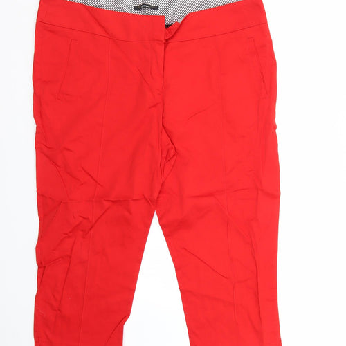 George Womens Red   Chino Shorts Size 18