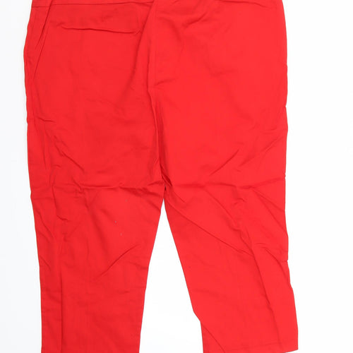 George Womens Red   Chino Shorts Size 18