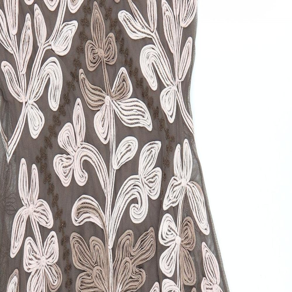 Phase Eight Womens Brown   A-Line  Size 12