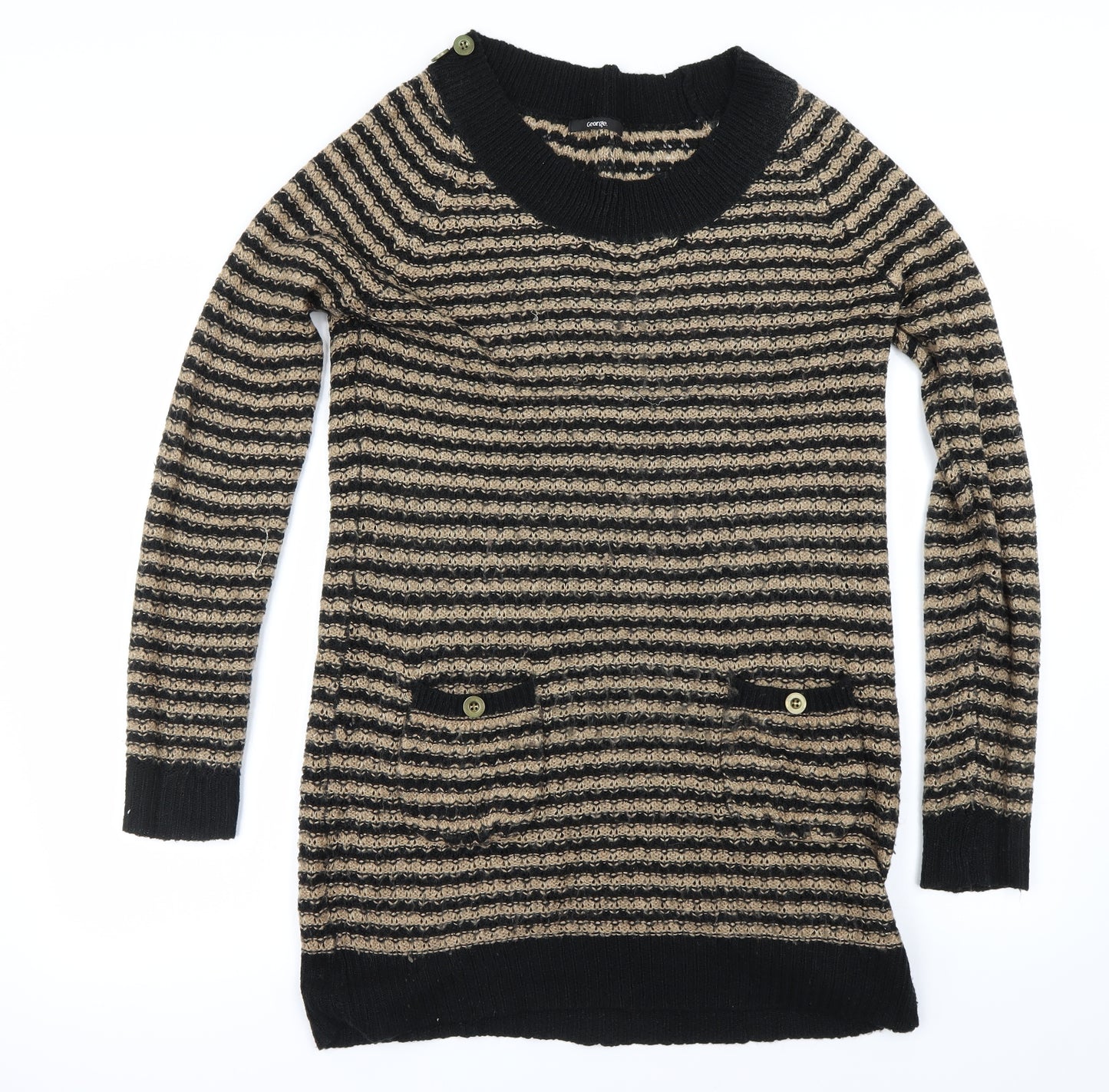 George Womens Brown   Pullover Jumper Size 14