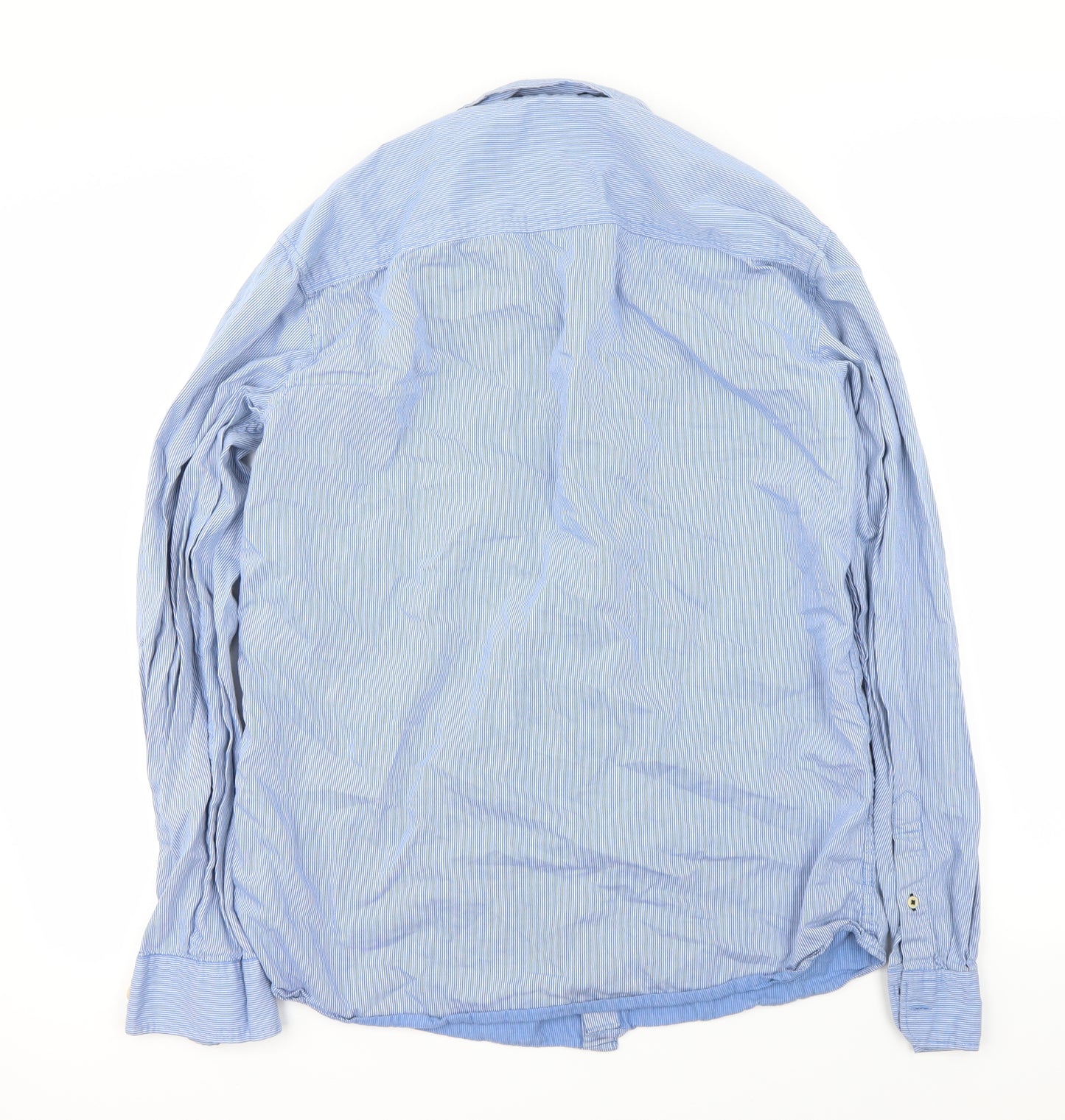 JACK & JONES Mens Blue    Button-Up Size L