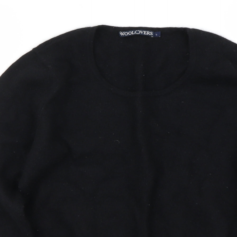 Wool lovers  Womens Black   Pullover Jumper Size L