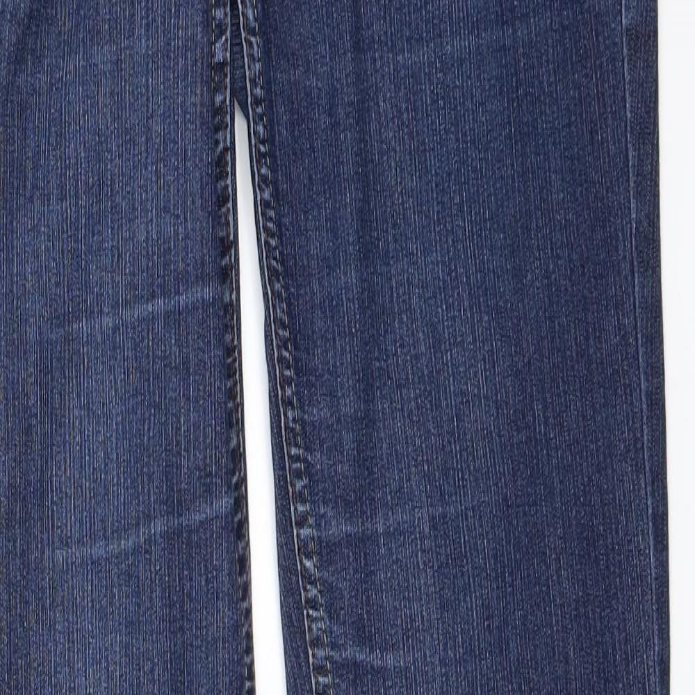 Marks and Spencer Womens Blue   Flared Jeans Size 10 L28 in
