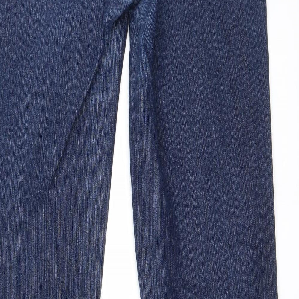 Marks and Spencer Womens Blue   Flared Jeans Size 10 L28 in