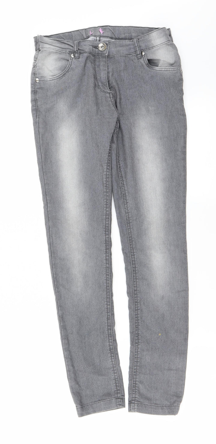 Preworn Womens Grey   Straight Jeans Size 26 in L25 in