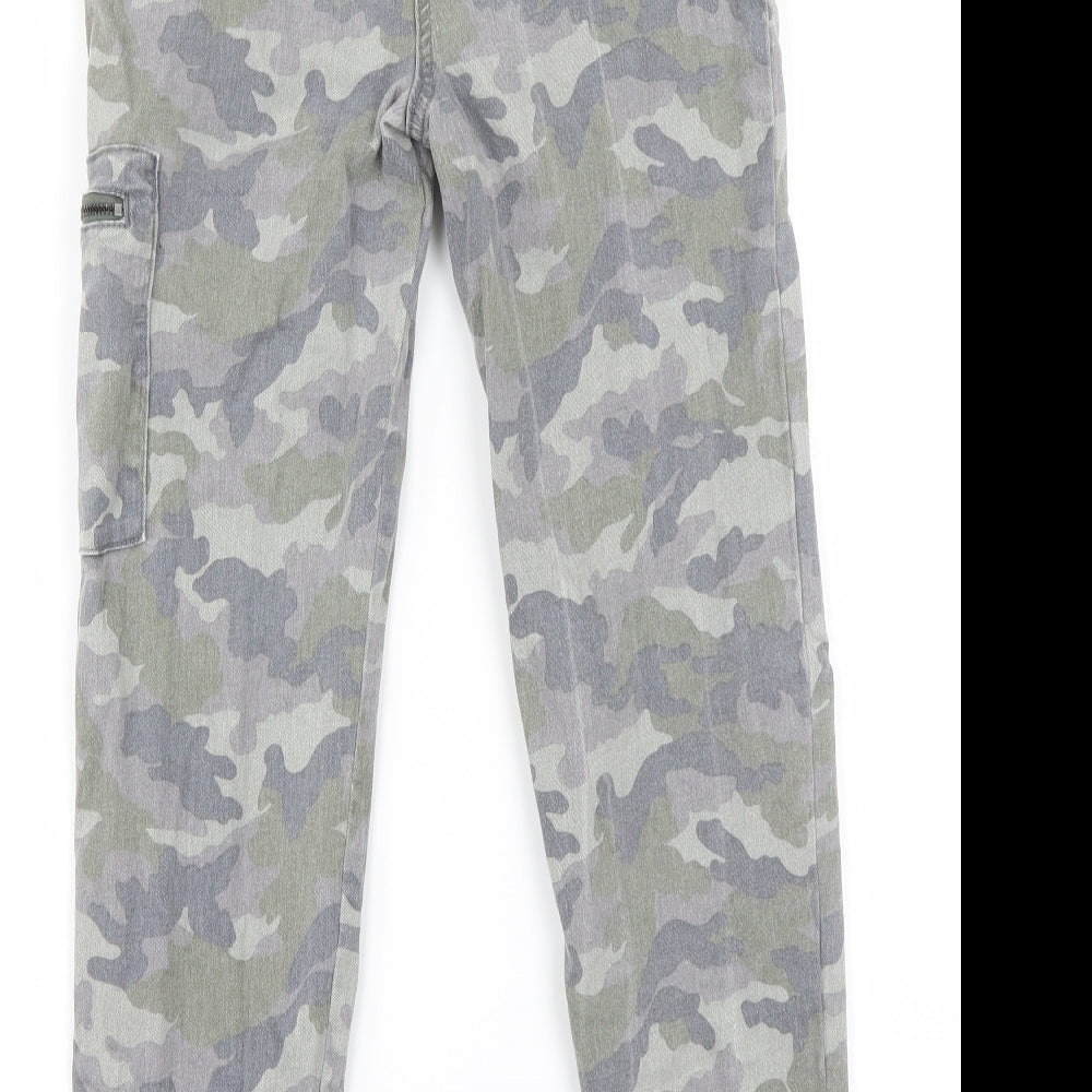 George Boys Multicoloured Camouflage  Cargo Trousers Size 13-14 Years