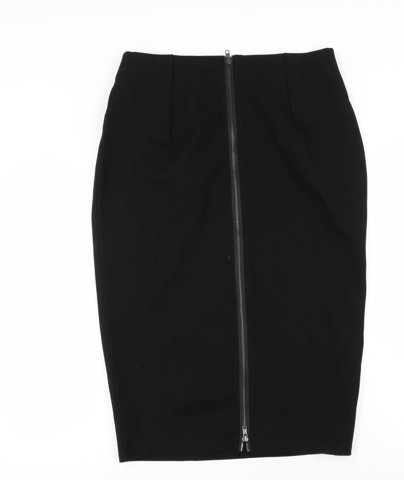 Preworn Womens Black   A-Line Skirt Size 30 in
