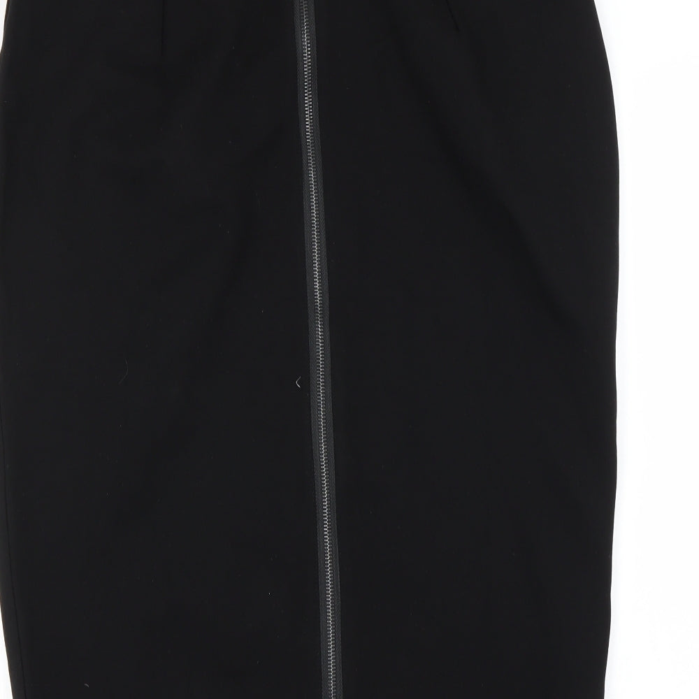 Preworn Womens Black   A-Line Skirt Size 30 in