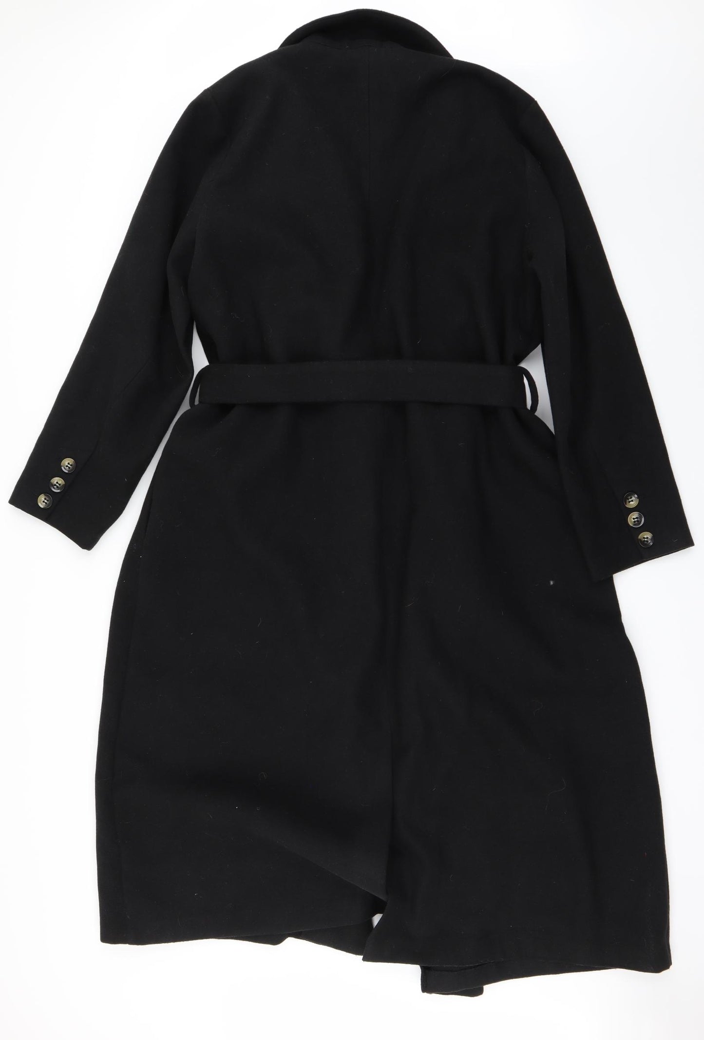 just fabulous  Womens Black   Trench Coat Coat Size XL