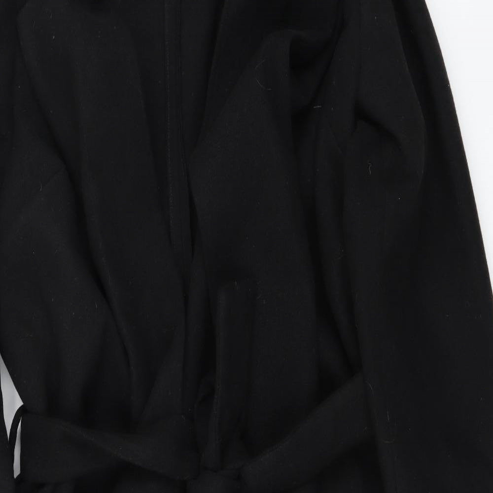 just fabulous  Womens Black   Trench Coat Coat Size XL