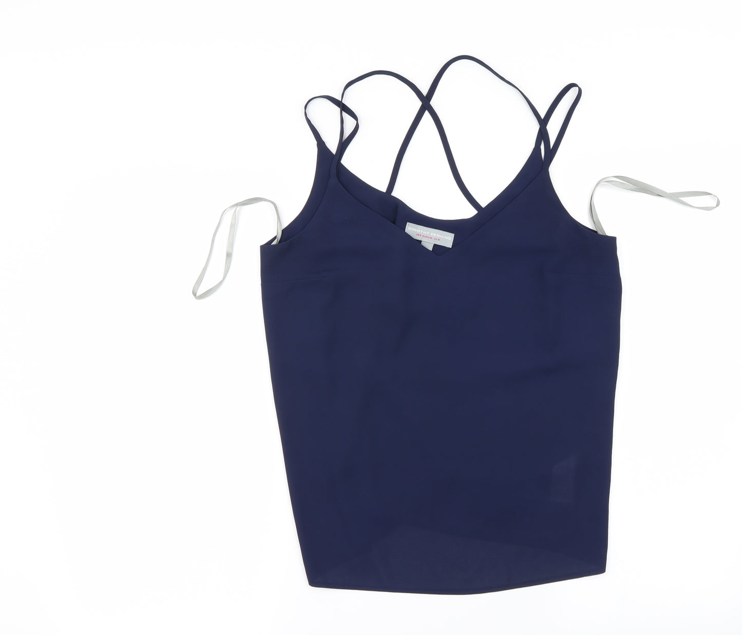 Dorothy Perkins Womens Blue   Basic Blouse Size 6