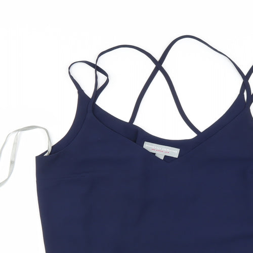 Dorothy Perkins Womens Blue   Basic Blouse Size 6