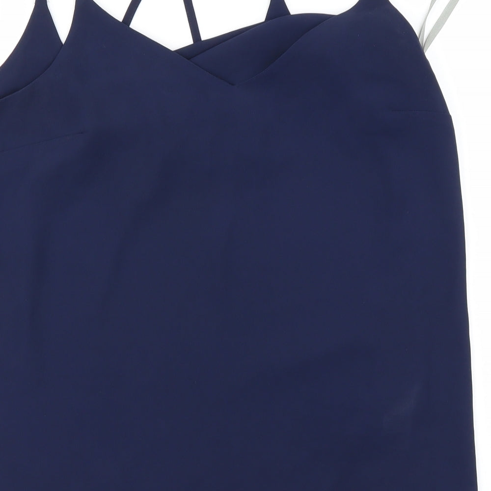 Dorothy Perkins Womens Blue   Basic Blouse Size 6