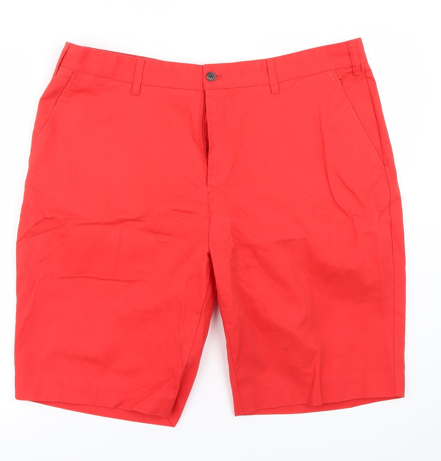 Preworn Mens Red   Chino Shorts Size 36 in