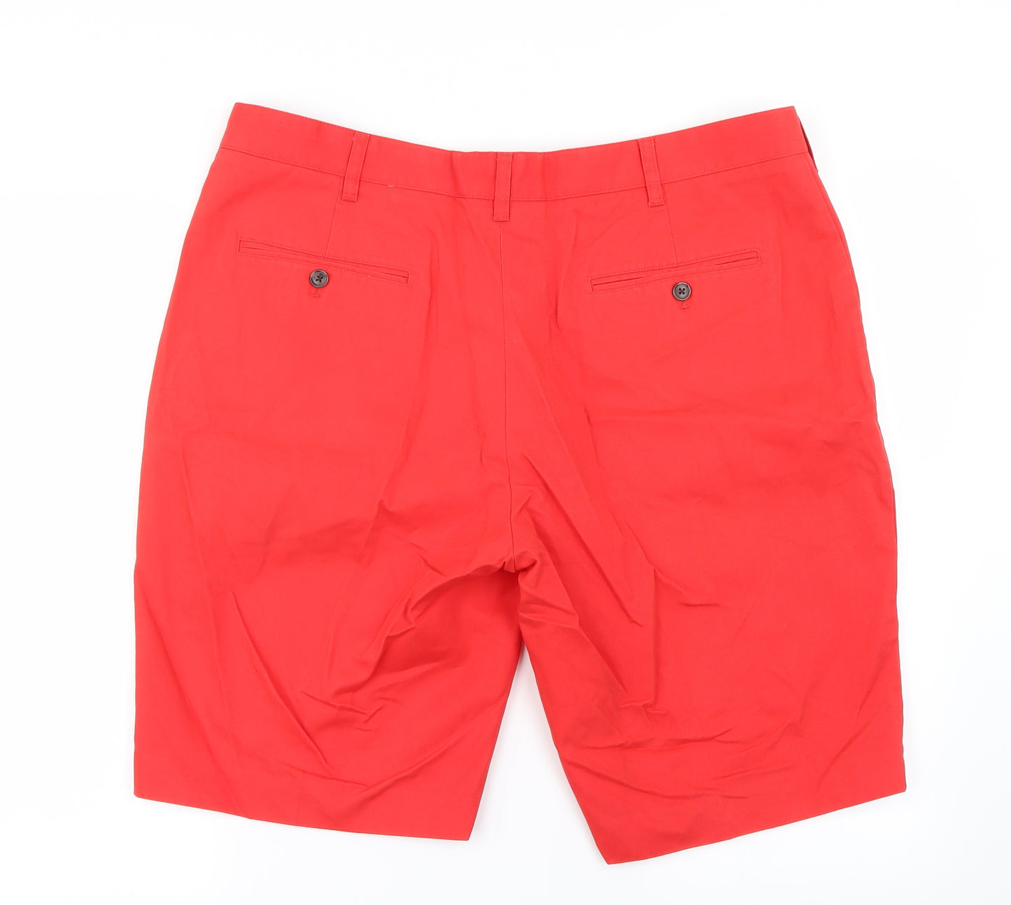 Preworn Mens Red   Chino Shorts Size 36 in