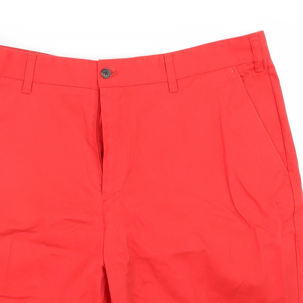 Preworn Mens Red   Chino Shorts Size 36 in