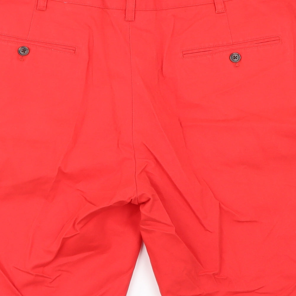 Preworn Mens Red   Chino Shorts Size 36 in