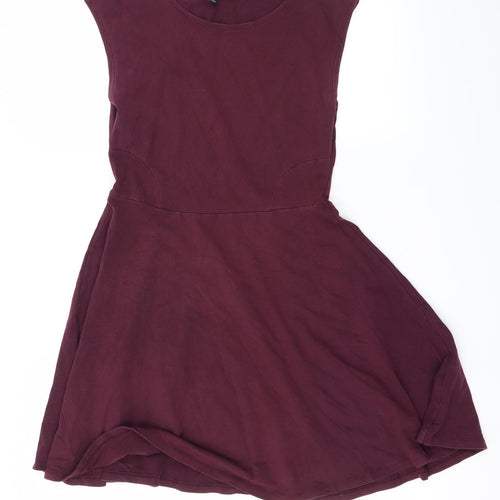 Topshop Womens Purple   A-Line  Size 10
