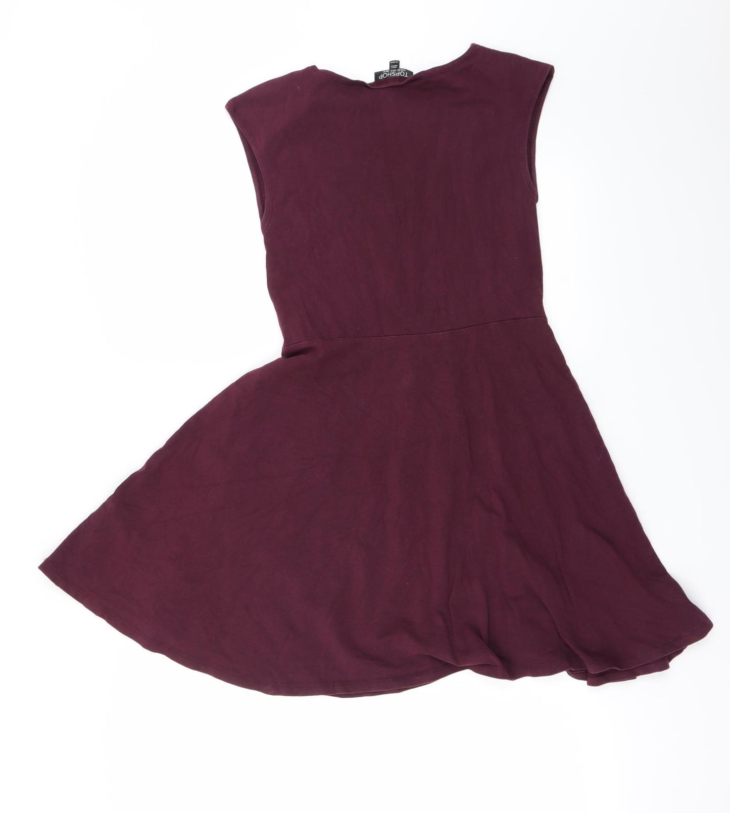 Topshop Womens Purple   A-Line  Size 10