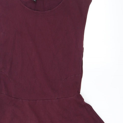 Topshop Womens Purple   A-Line  Size 10