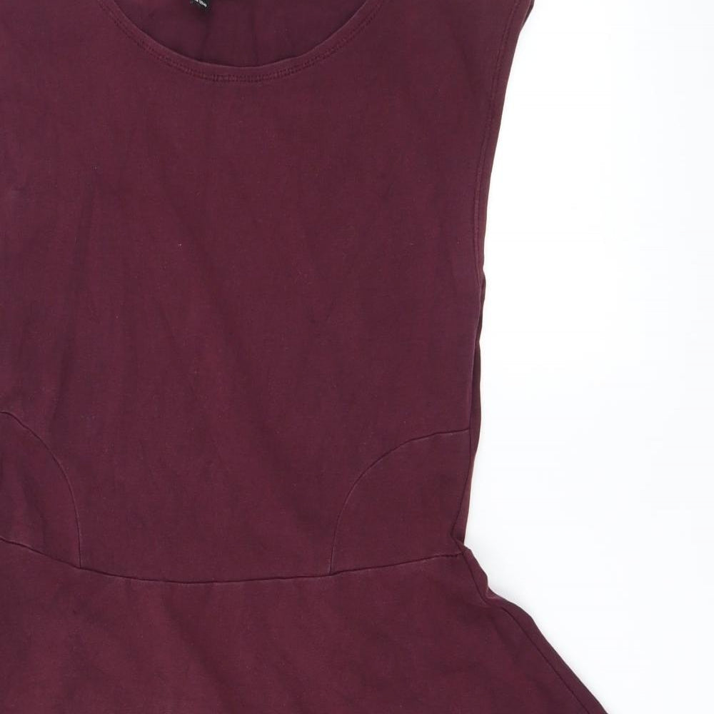 Topshop Womens Purple   A-Line  Size 10