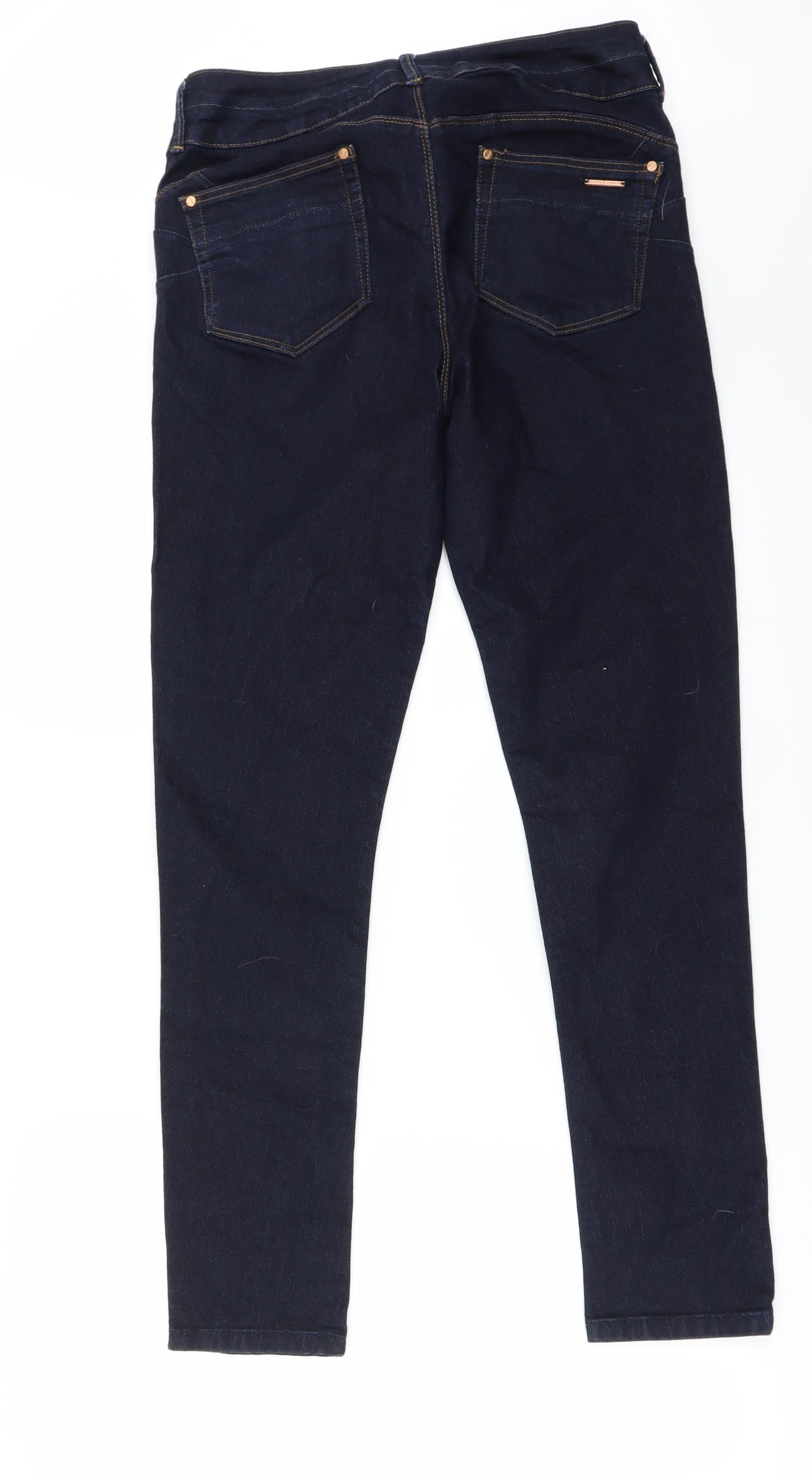 Jasper Conran Womens Blue   Straight Jeans Size 14 L29 in