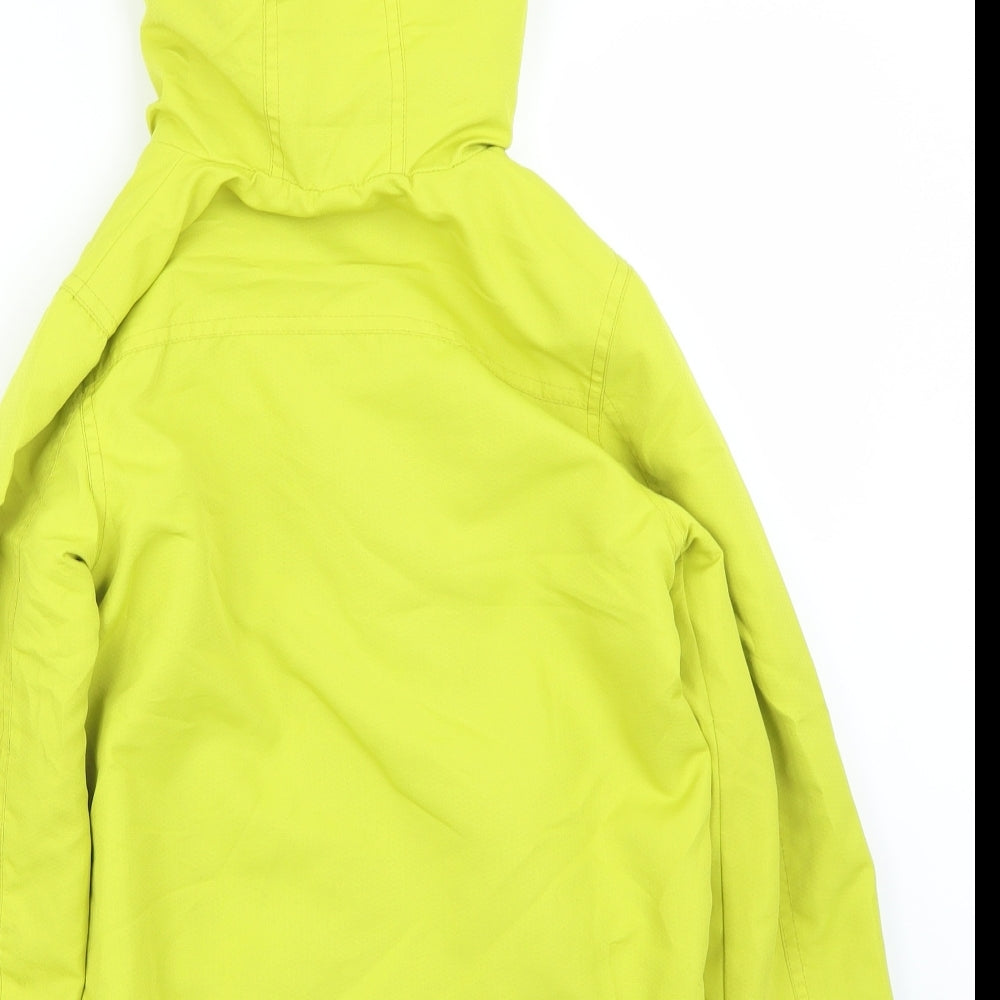 George Boys Green   Rain Coat Coat Size 6-7 Years