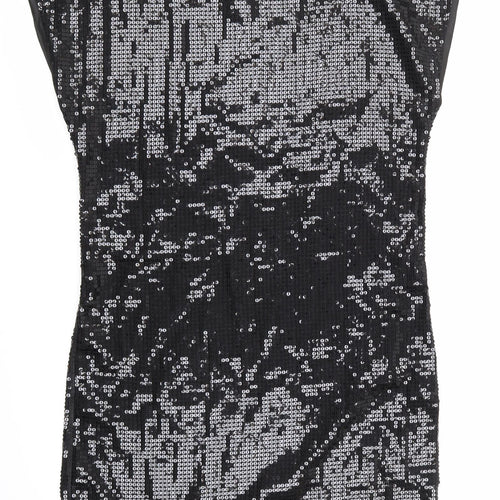 George Womens Black   T-Shirt Dress  Size 10  - Sparkly