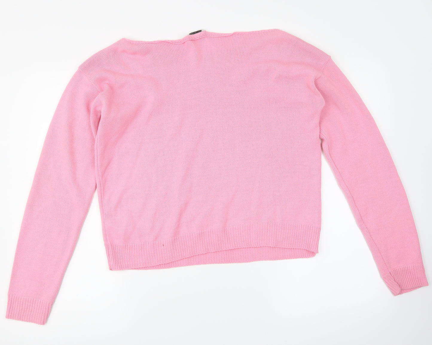 I SAW IT FIRST Womens Pink   Pullover Sweatshirt Size 12