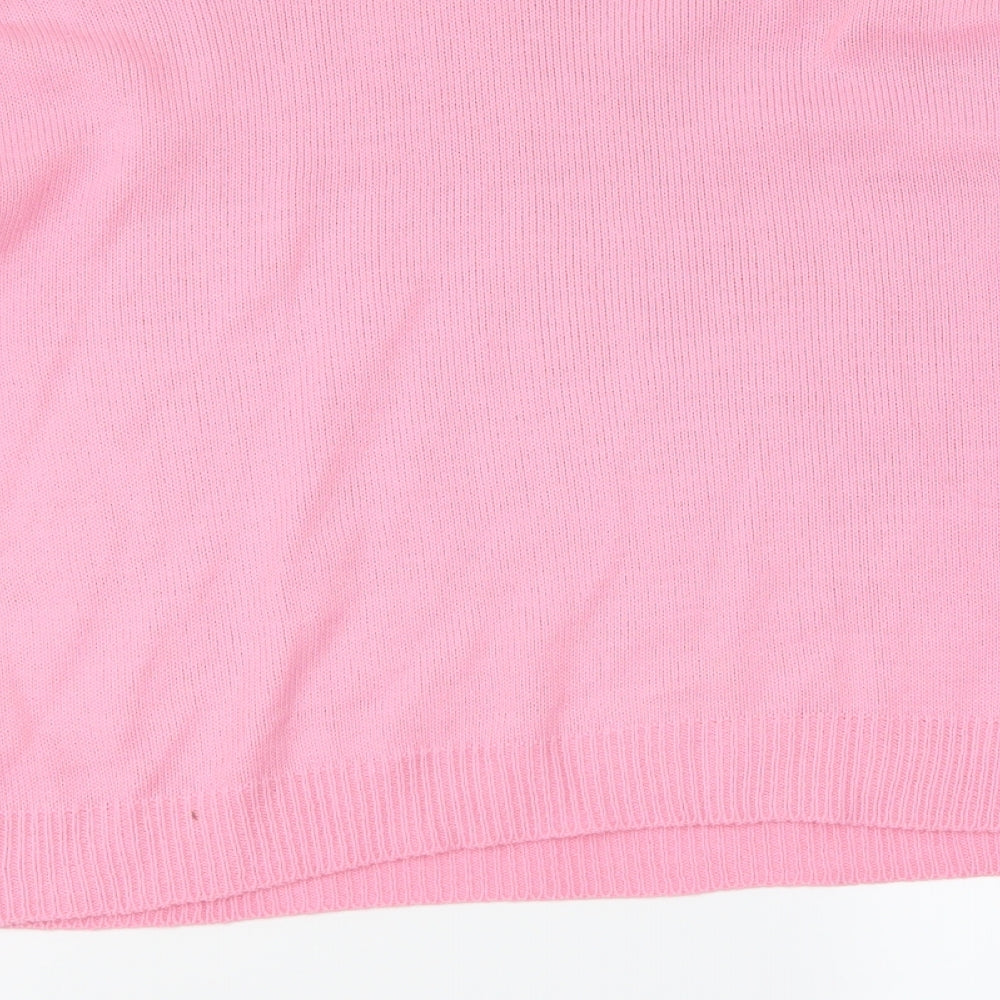 I SAW IT FIRST Womens Pink   Pullover Sweatshirt Size 12