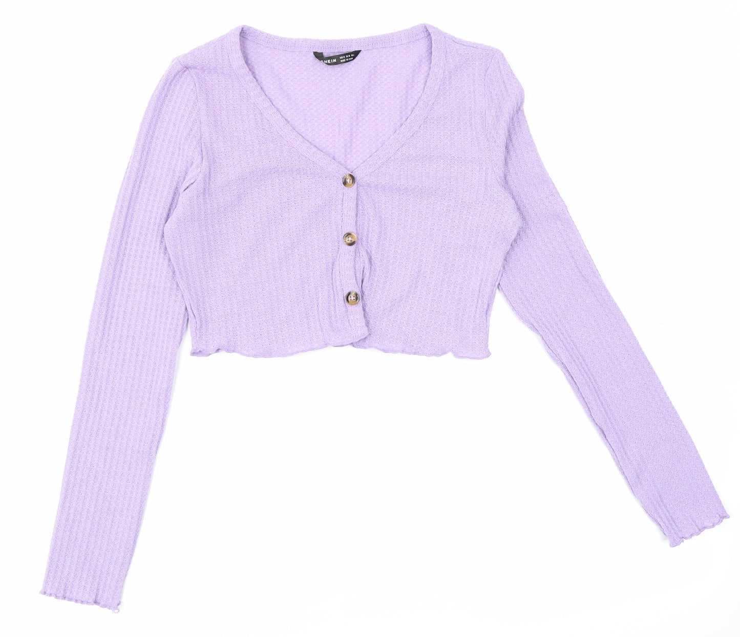 SheIn Womens Purple   Cardigan Jumper Size M
