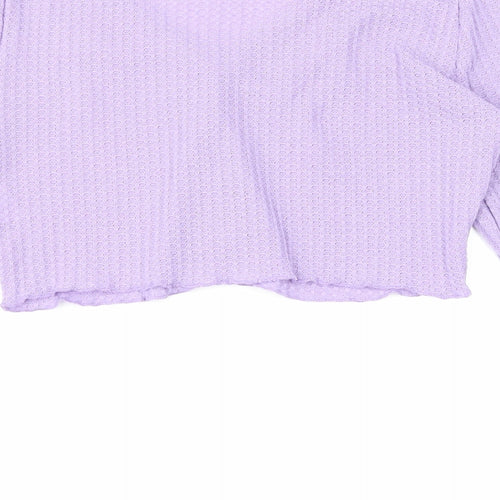 SheIn Womens Purple   Cardigan Jumper Size M