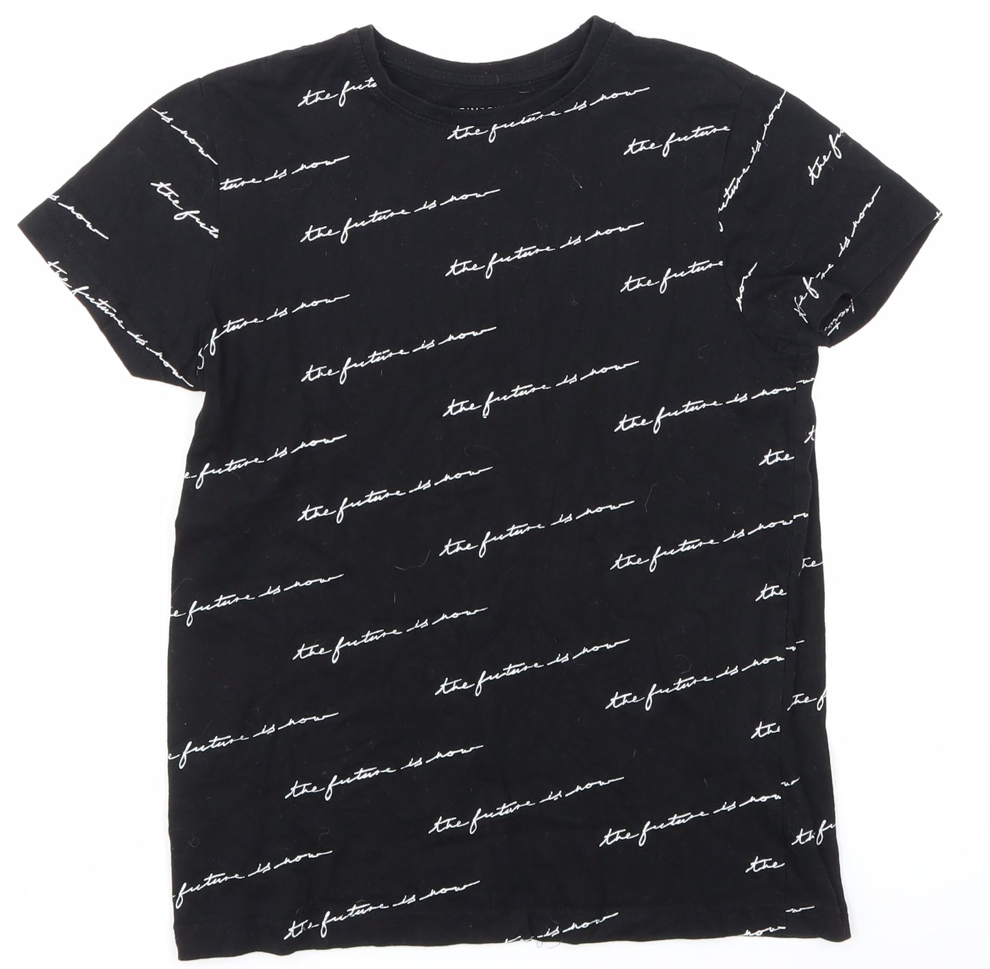 Primark Boys Black   Pullover T-Shirt Size 9-10 Years