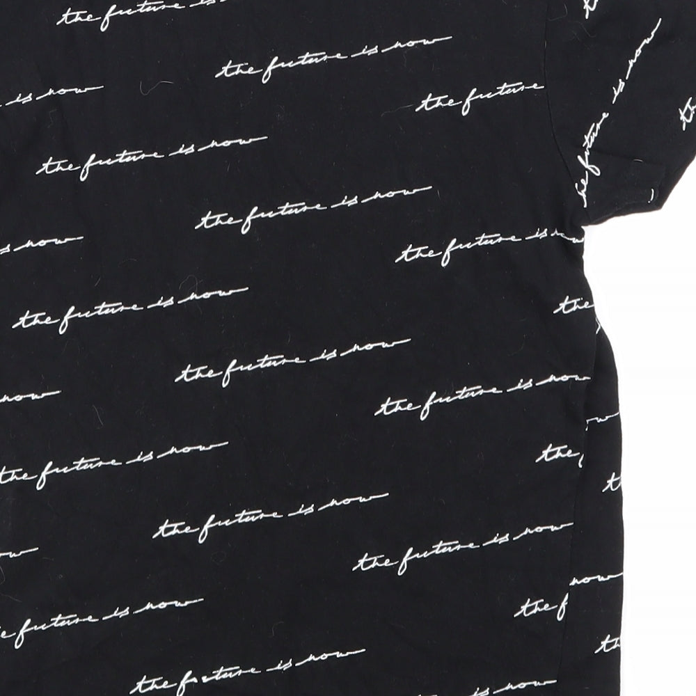 Primark Boys Black   Pullover T-Shirt Size 9-10 Years