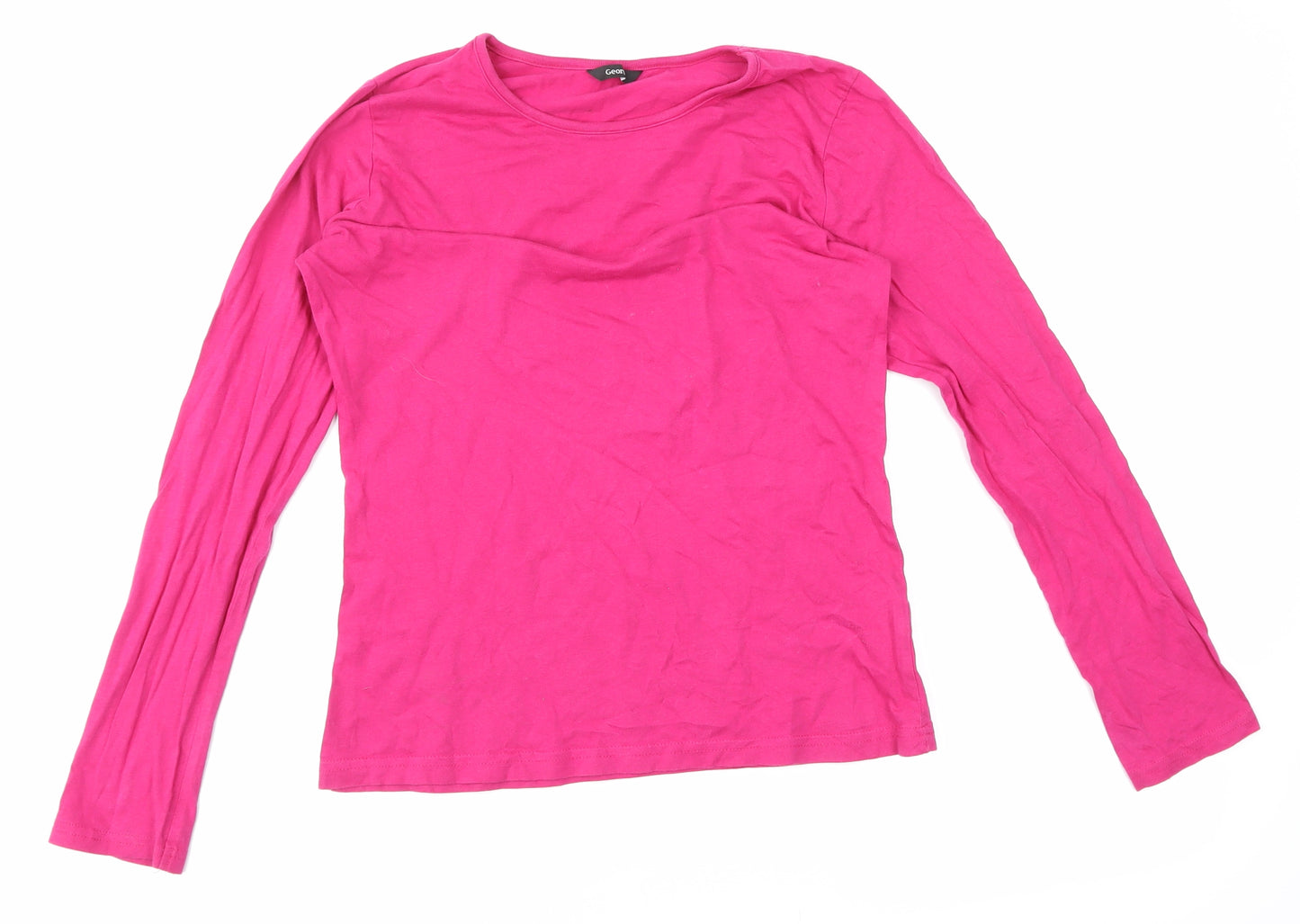 George Girls Pink   Basic T-Shirt Size 13-14 Years