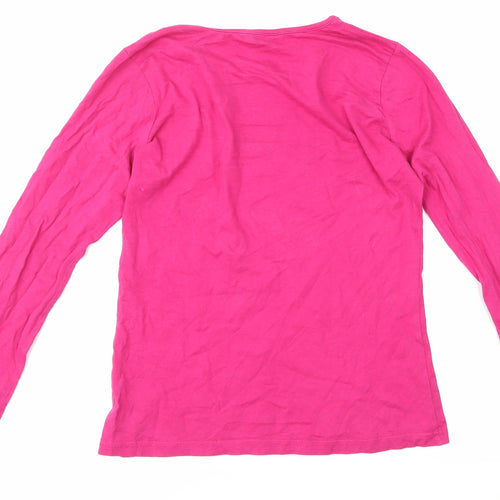 George Girls Pink   Basic T-Shirt Size 13-14 Years