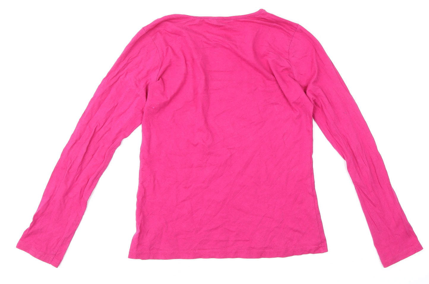 George Girls Pink   Basic T-Shirt Size 13-14 Years