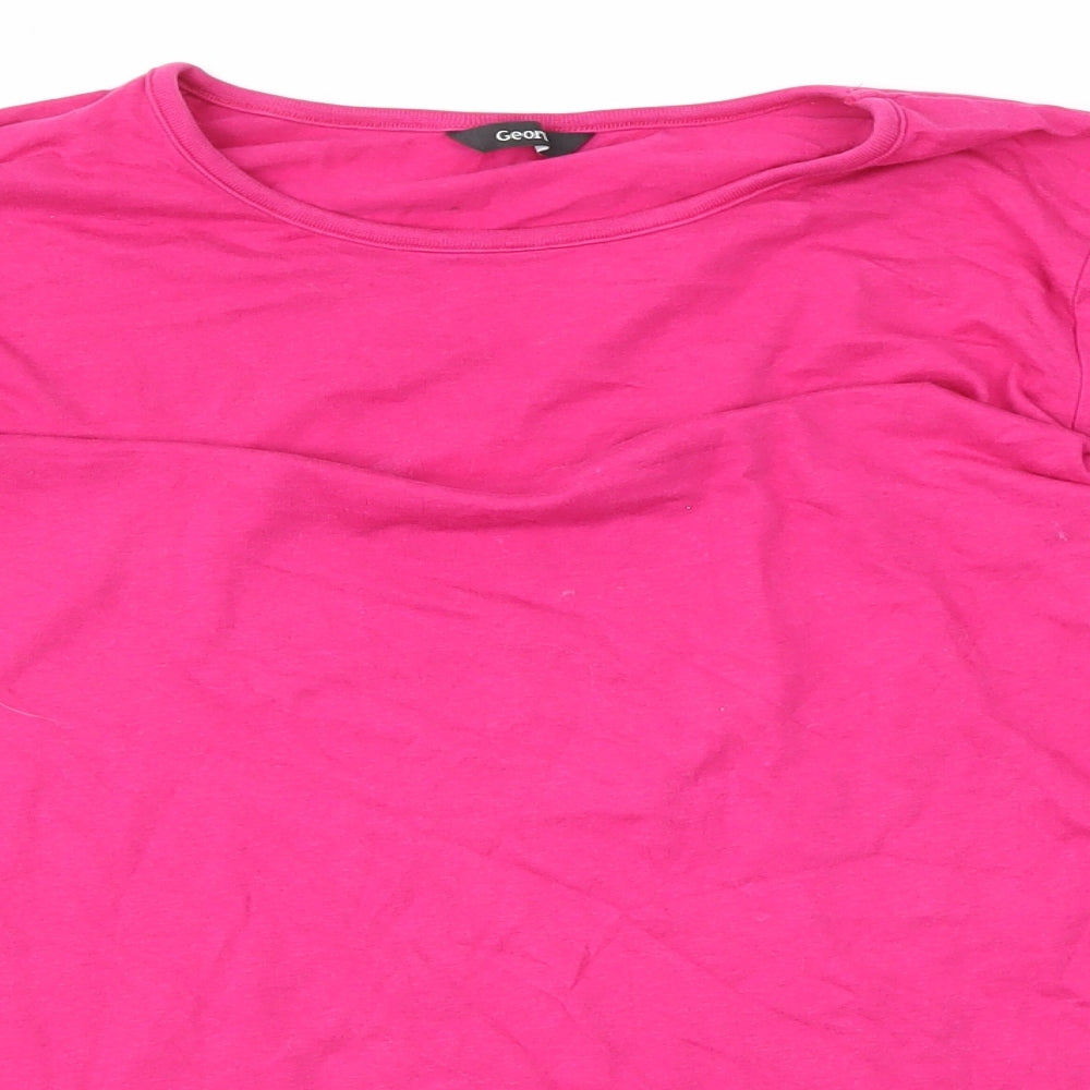 George Girls Pink   Basic T-Shirt Size 13-14 Years