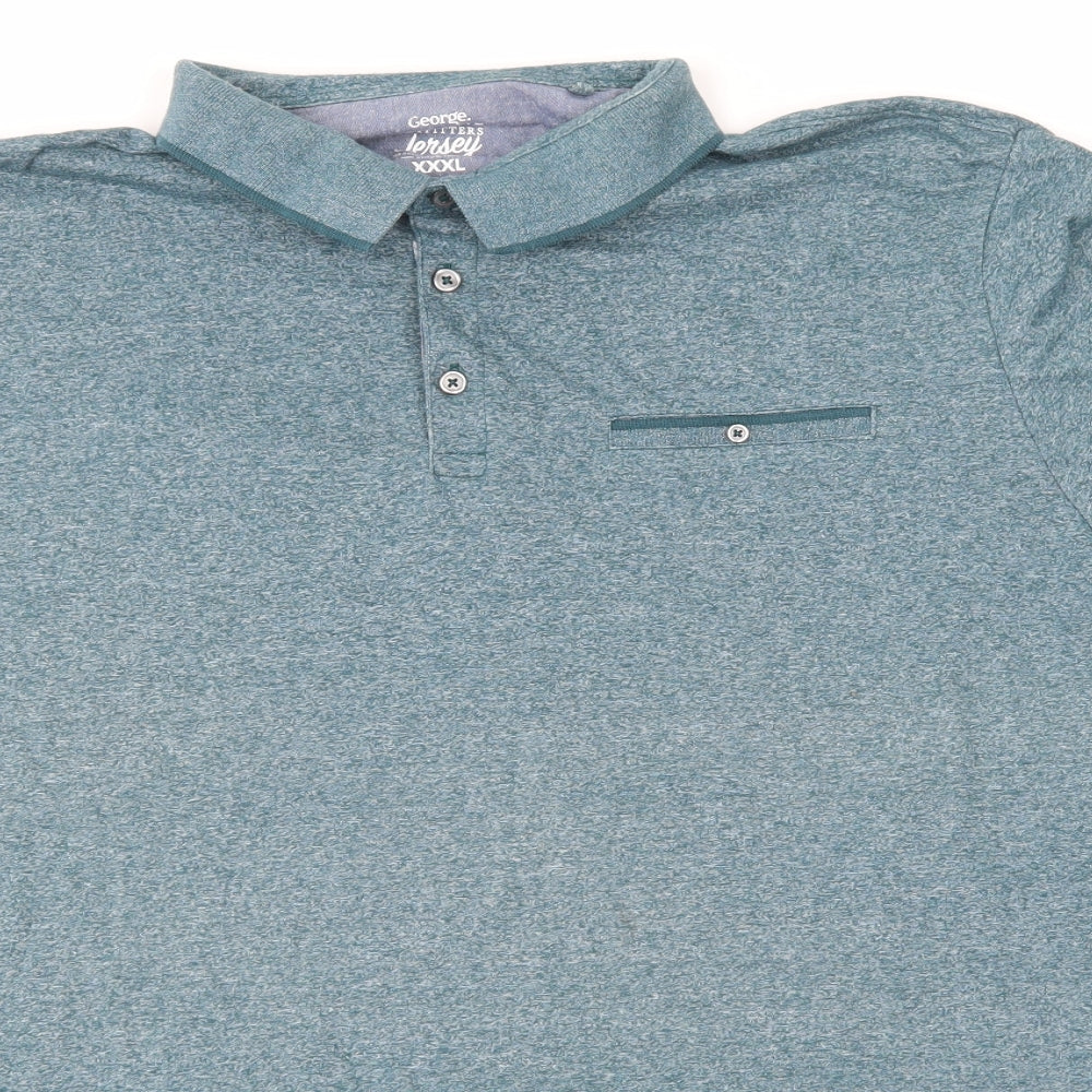 George Mens Blue    Polo Size 3XL