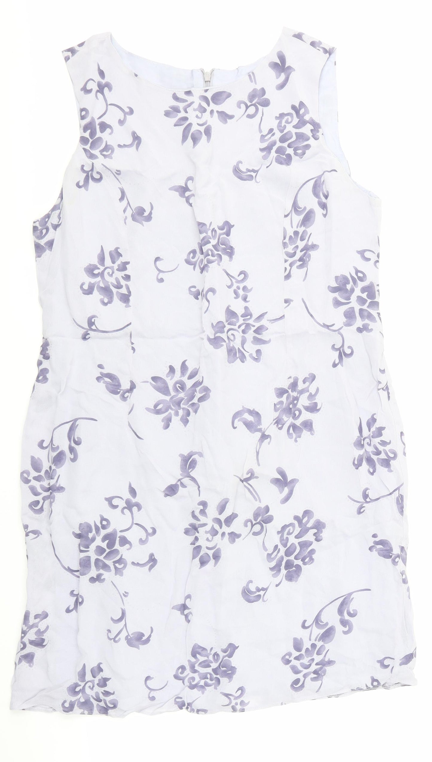 Hamells Womens Purple Floral  Skater Dress  Size 18