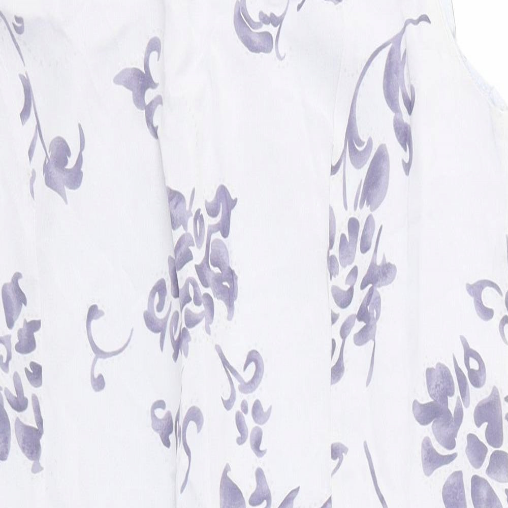 Hamells Womens Purple Floral  Skater Dress  Size 18
