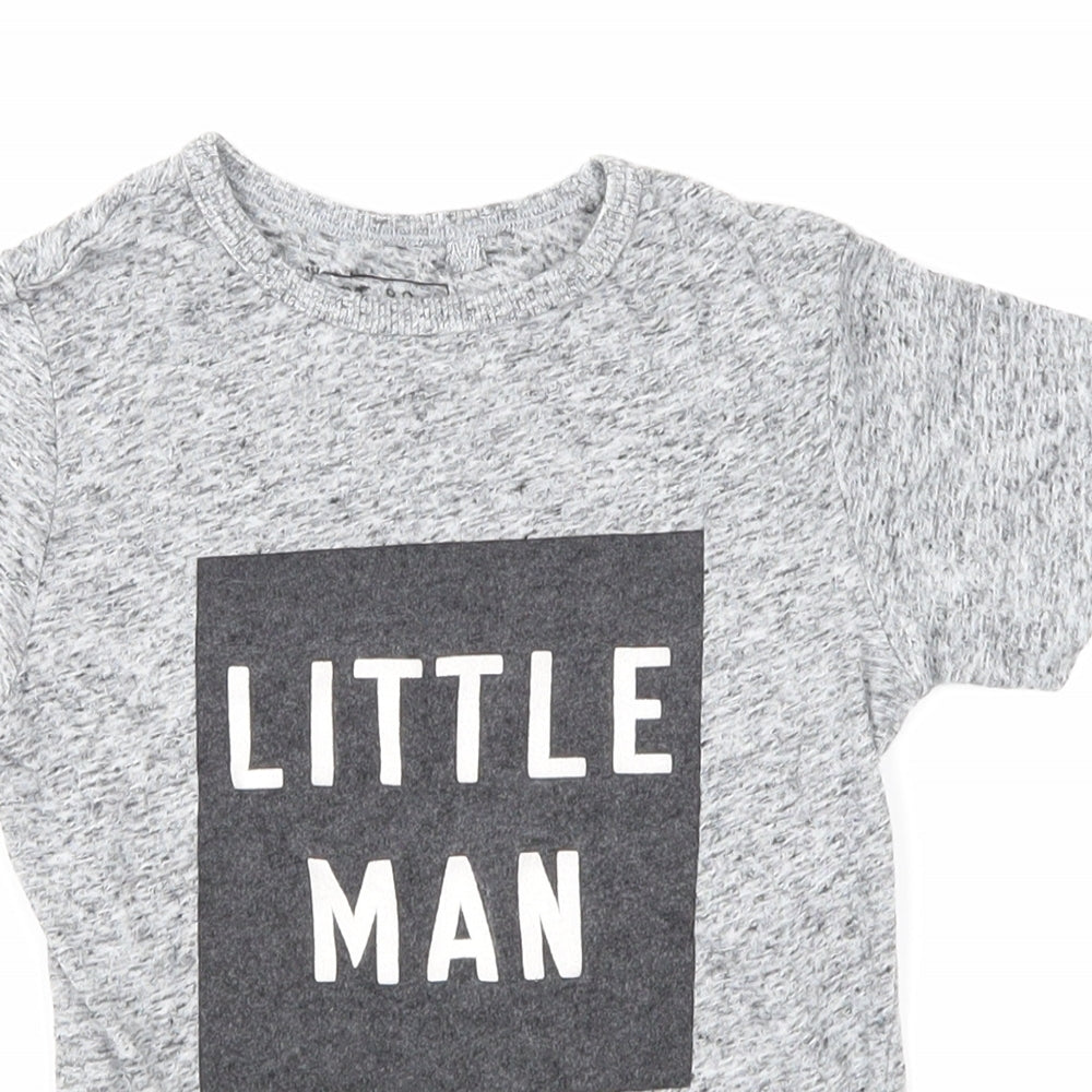 NEXT Boys Grey   Basic T-Shirt Size 2-3 Years