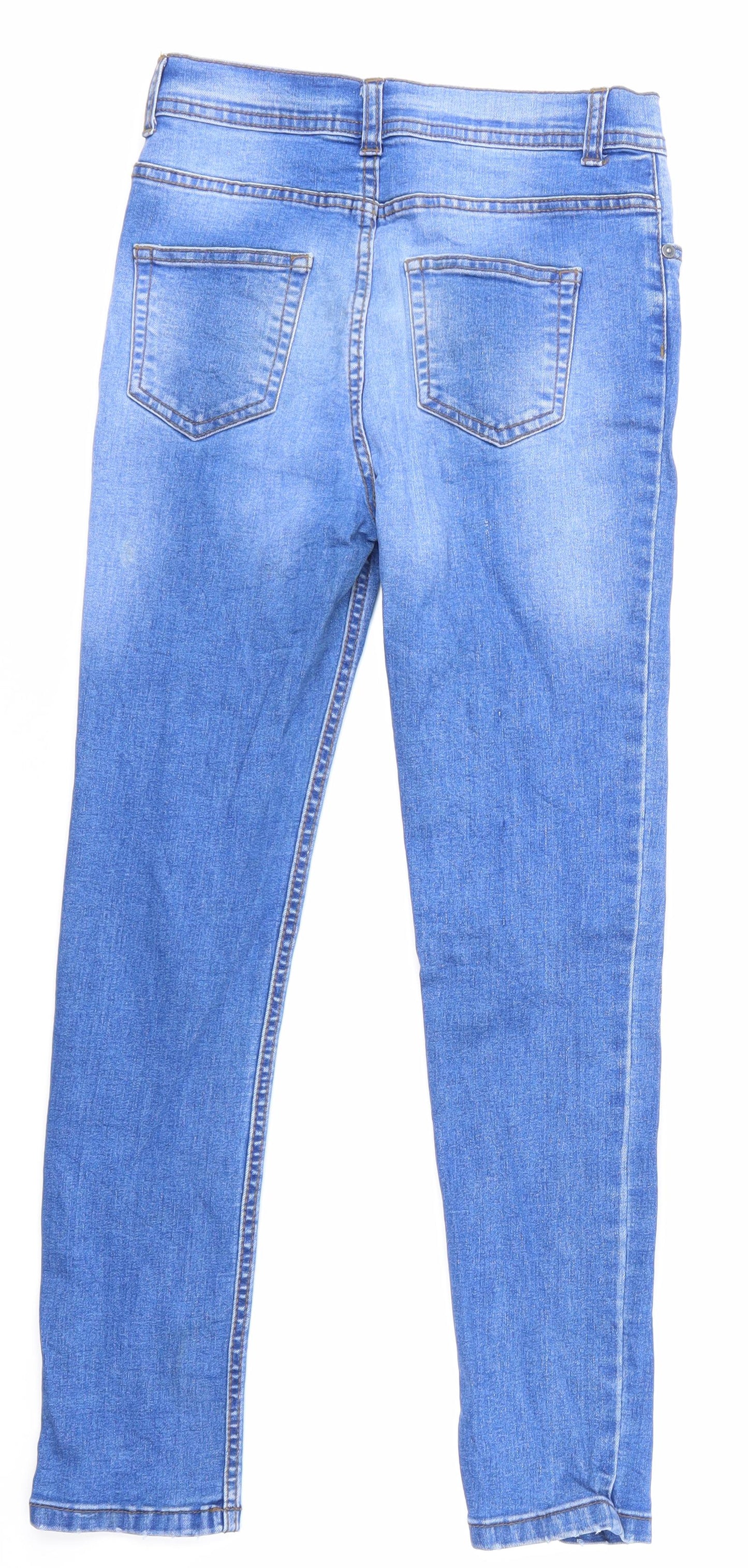 Primark Girls Blue  Denim Skinny Jeans Size 11-12 Years
