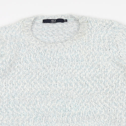 Isle Essentials Womens White   Pullover Sweatshirt Size M