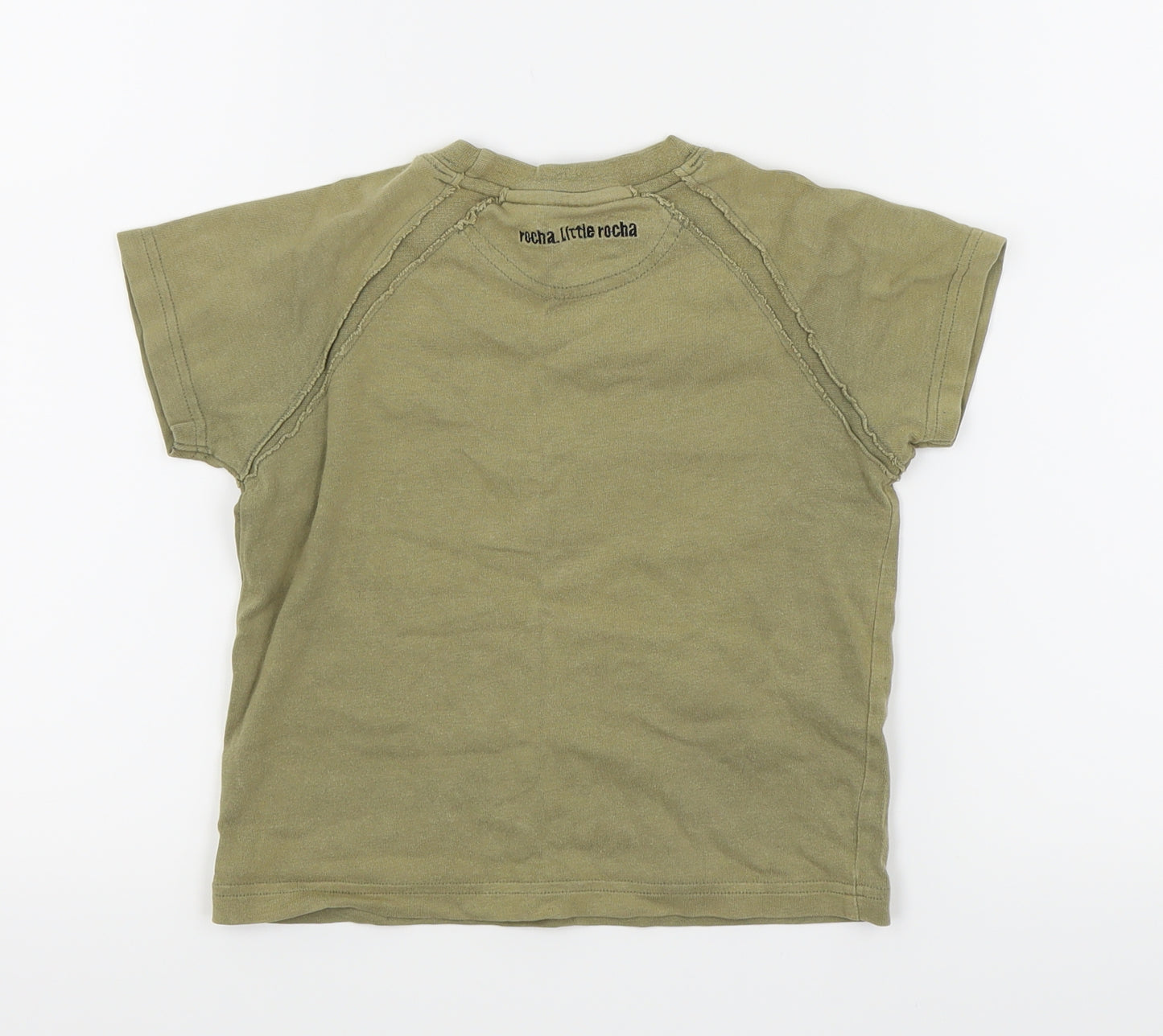 Debenhams Boys Green   Basic T-Shirt Size 2-3 Years