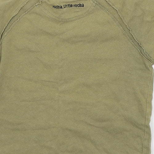 Debenhams Boys Green   Basic T-Shirt Size 2-3 Years